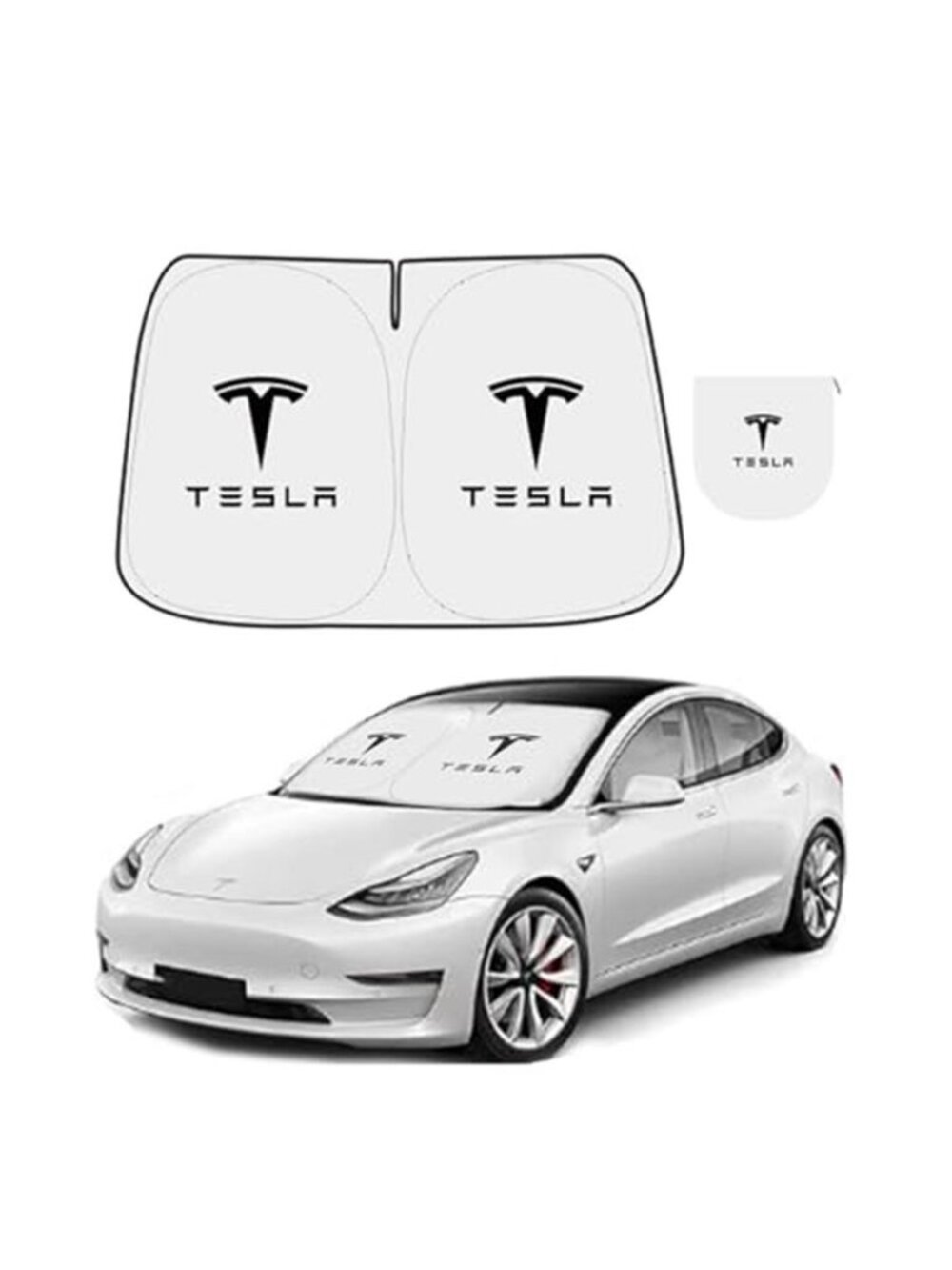 300T Sunshade for Tesla Model Y Model 3, Car Accessories 2026 for Tesla